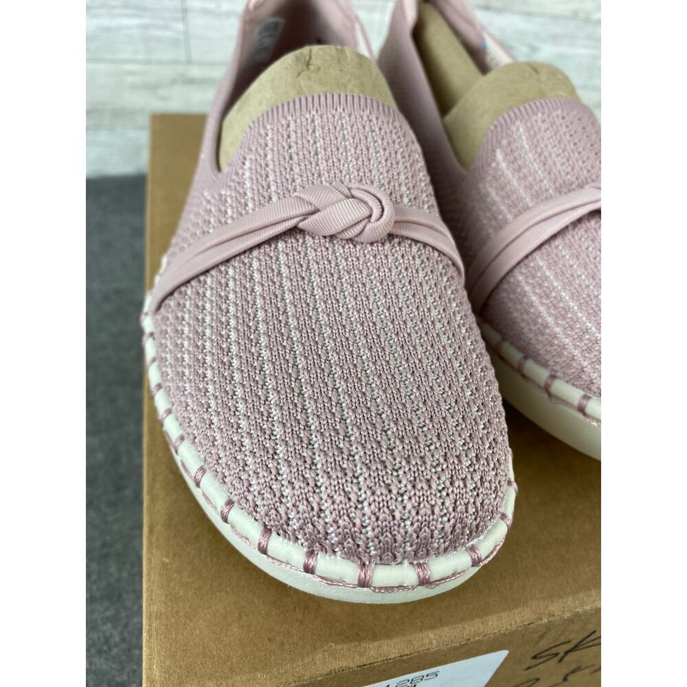 SKECHERS Sepulveda KNOT Overlay Slip On Mauve Shoes Women’s 8.5M Casual COMFORT - Picture 3 of 11